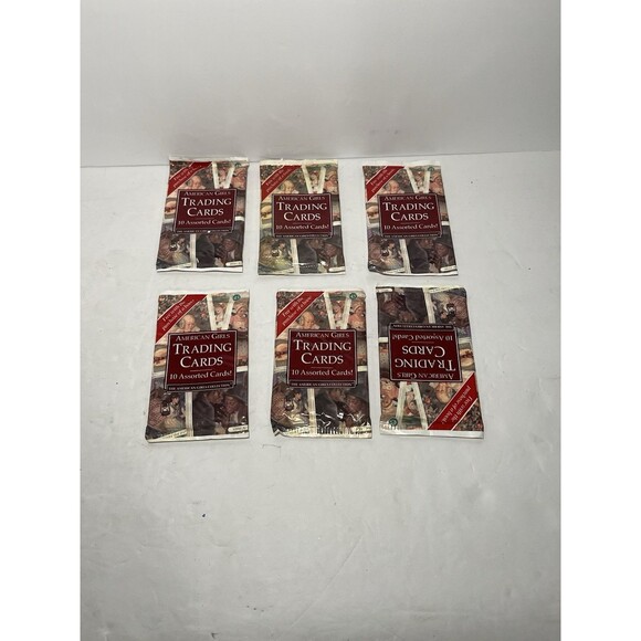 "American Girls" NEW Trading Card packs 10 cards per pack - Lot Of 6 - Picture 1 of 2